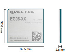 4G LTE-A EG06 IoT Wireless Modules Multi Scene Anti التداخل