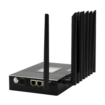 3 منافذ 4G LTE Bandwidth Bonding Router مستقر 4 بطاقة SIM مع شاشة