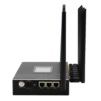 جهاز توجيه ربط متعدد البطاقات 4G مودم UDP جهاز توجيه ربط 12 فولت تيار مستمر