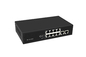 RoHS Network Industrial Ethernet Switch 10 Port 1000M Uplink AI للتمويل