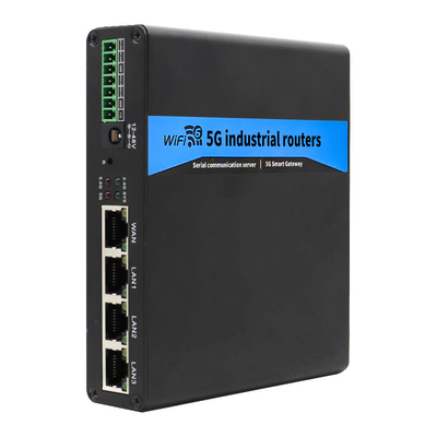 جهاز التوجيه الصناعي اللاسلكي 5G حتى 1000Mbps 0.58kg الوزن الصافي
